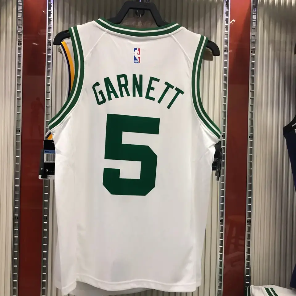 Foto 8 de Boston Celtics blanco retro nº 5 Garnett