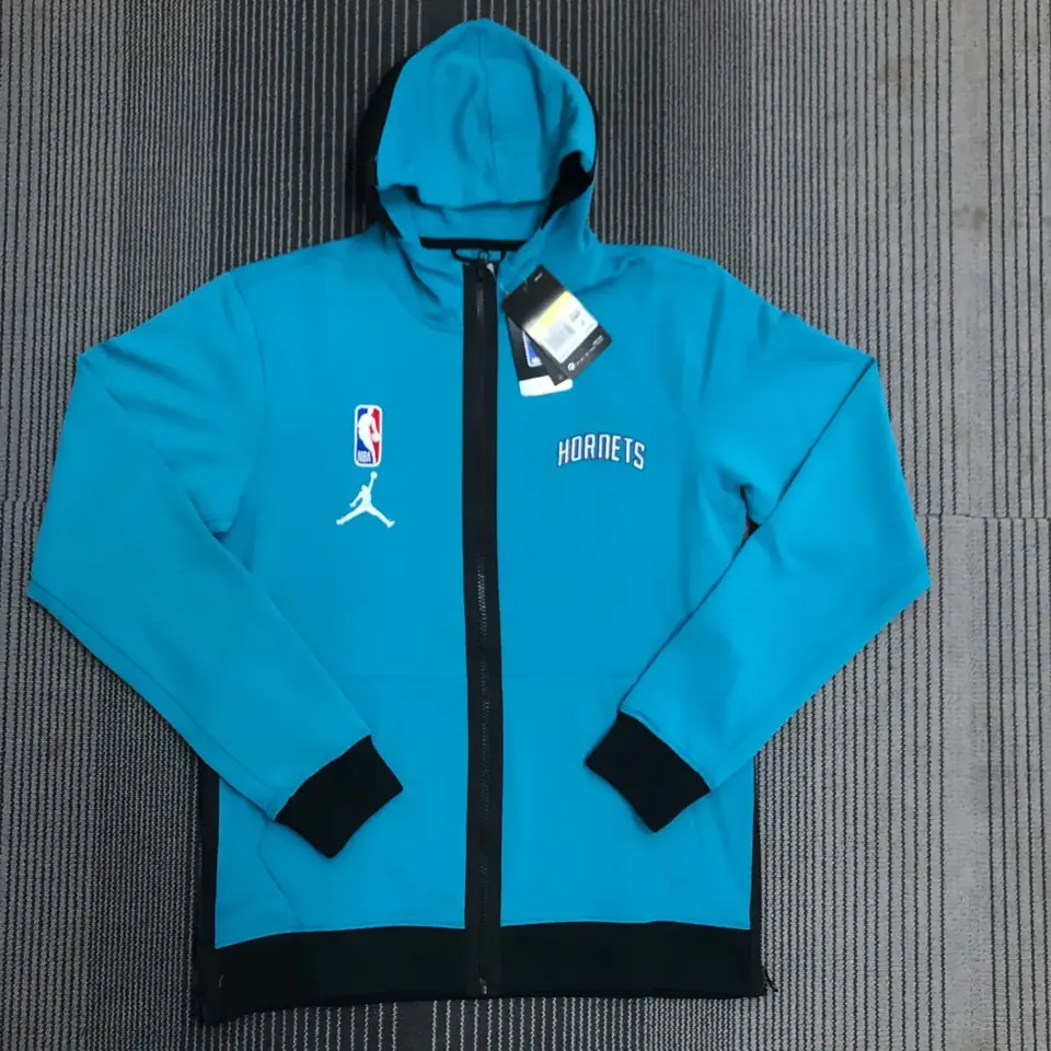 Foto 1 de Producto auténtico de tienda oficial internacional: versión de jugador GI chaqueta de calentamiento de los Hornets de Charlotte
