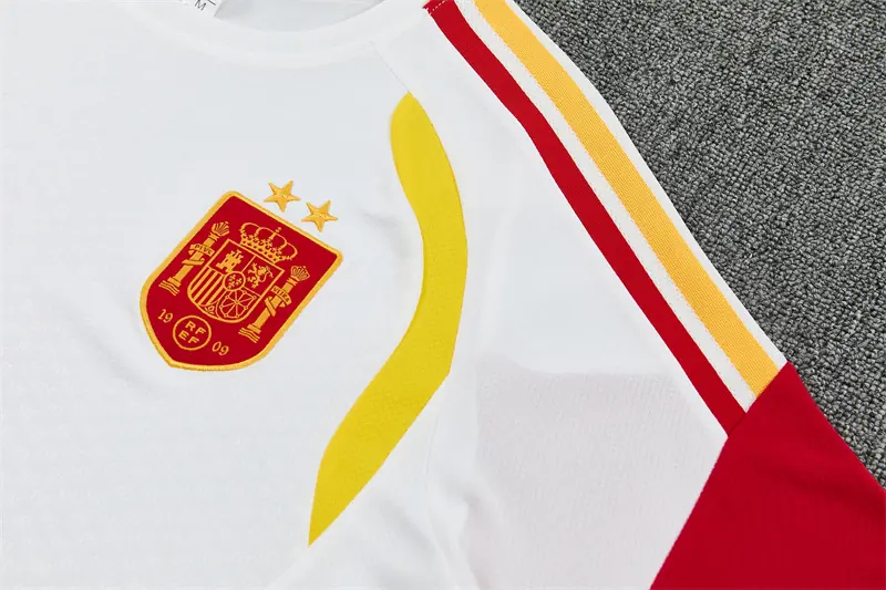 Foto 7 de 26/27 camiseta de manga corta de España blanca [dos estrellas]