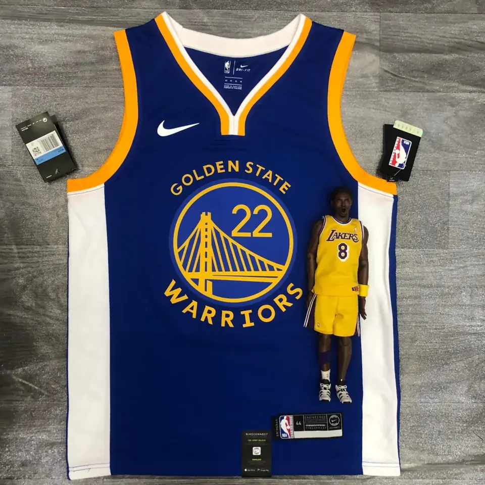 Foto 1 de Temporada 20 Golden State Warriors cuello en V, azul, nº 22 Andrew Wiggins