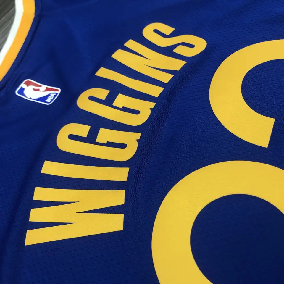 Foto 6 de Temporada 20 Golden State Warriors cuello en V, azul, nº 22 Andrew Wiggins