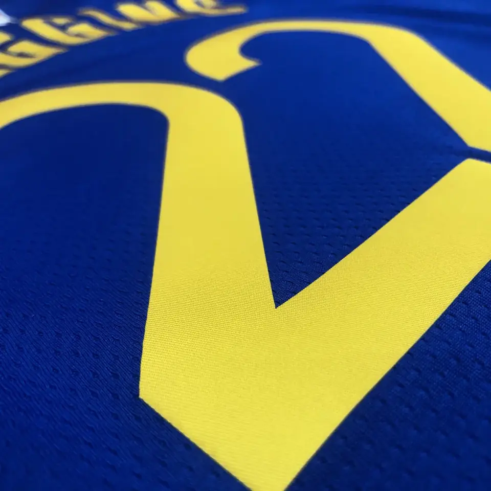 Foto 7 de Temporada 20 Golden State Warriors cuello en V, azul, nº 22 Andrew Wiggins