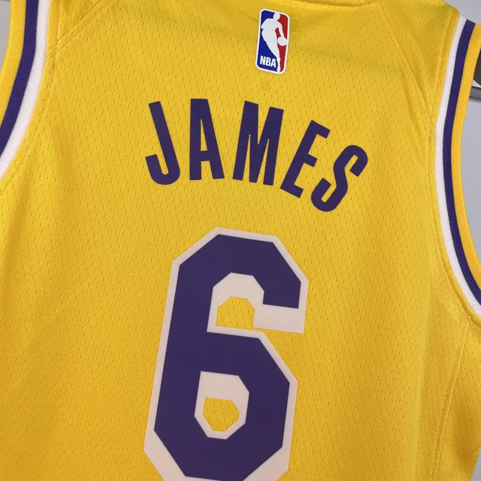 Foto 7 de Juvenil para niños: Lakers amarillo nº 6 James