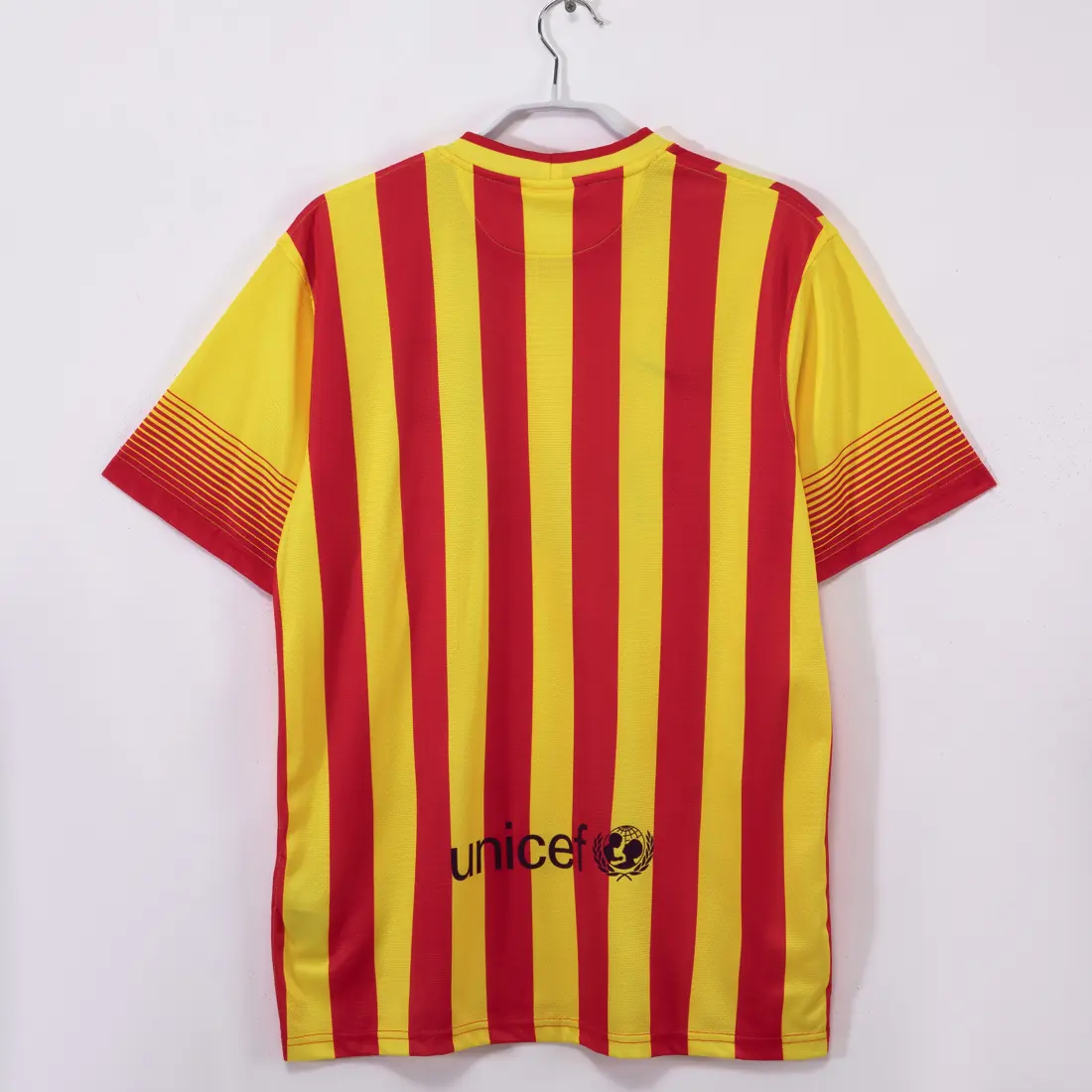 Foto 4 de Temporada 2013/14 FC Barcelona visitante amarilla retro 5A