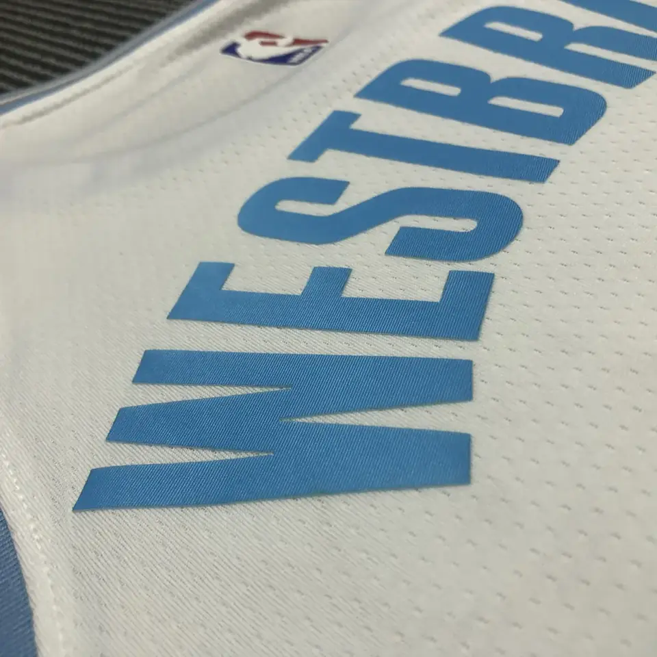 Foto 4 de Temporada 21 Lakers retro blanco número 0 Westbrook