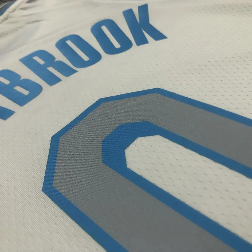 Foto 5 de Temporada 21 Lakers retro blanco número 0 Westbrook