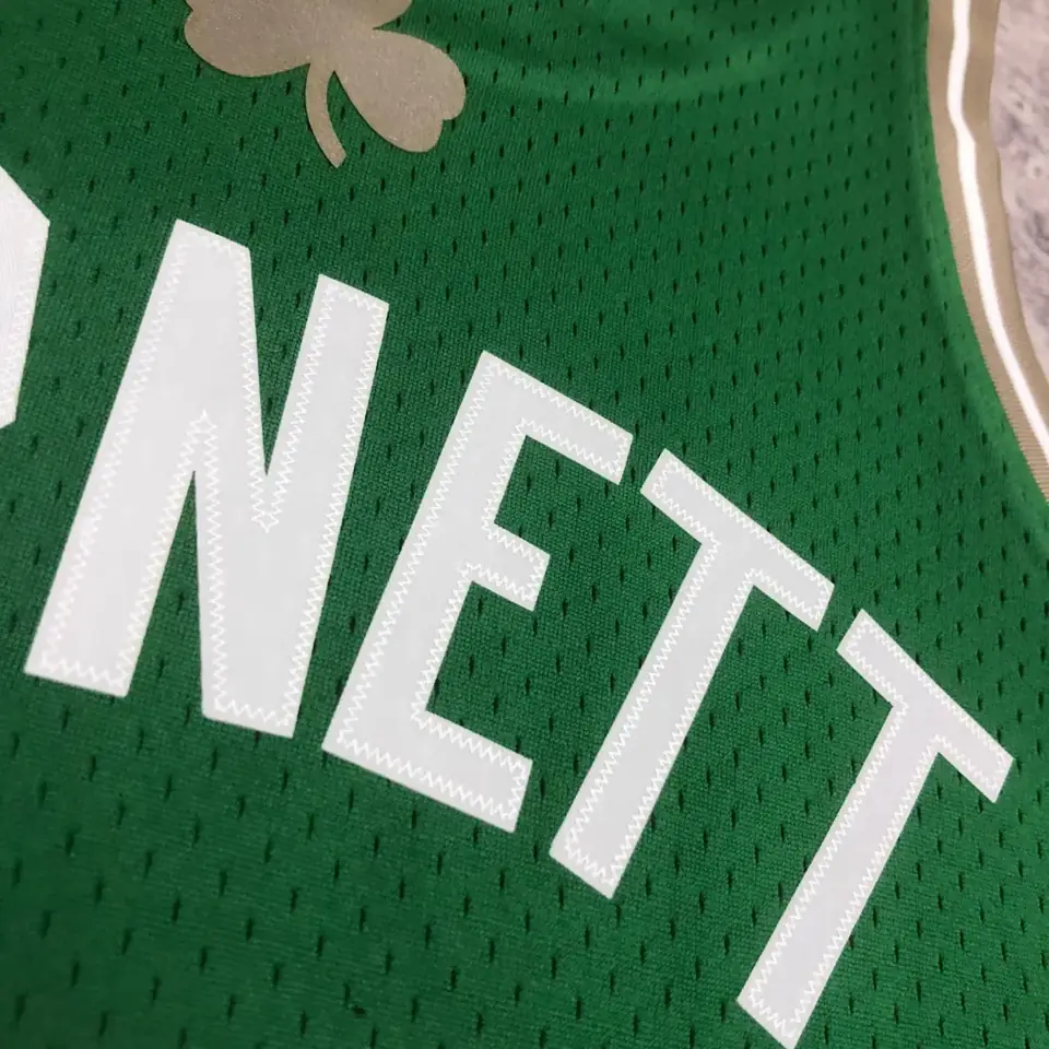 Foto 4 de MN camiseta retro termoimpresa: SW Celtics temporada 07/08 San Patricio nº 5 Kevin Garnett