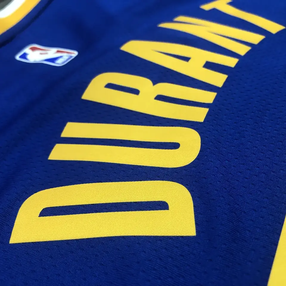 Foto 4 de Temporada 20 Golden State Warriors cuello en V, azul, nº 35 Kevin Durant
