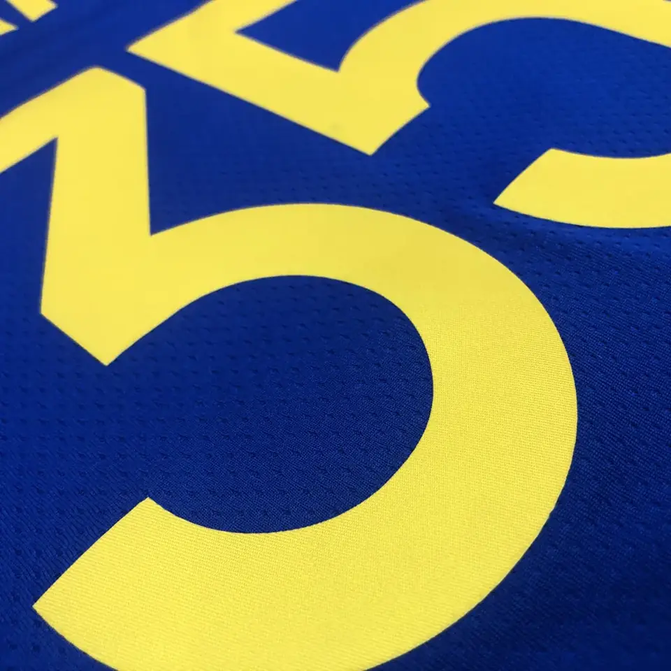 Foto 5 de Temporada 20 Golden State Warriors cuello en V, azul, nº 35 Kevin Durant