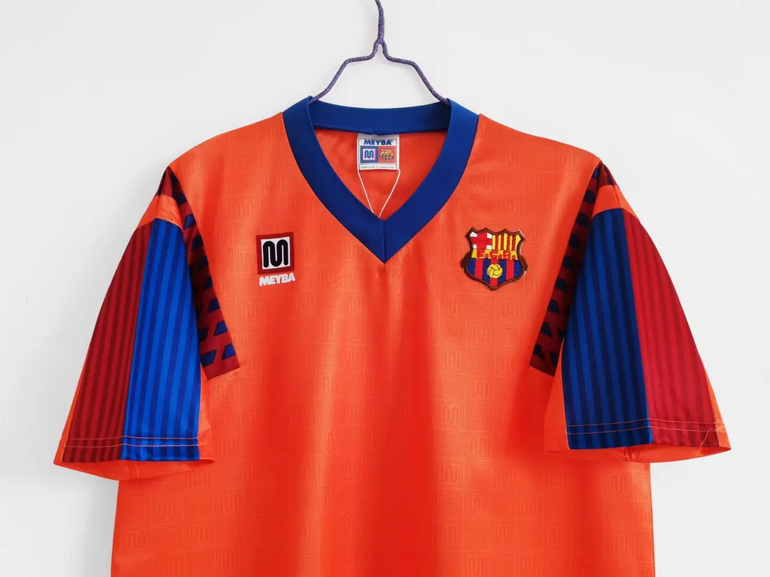 Foto 3 de Temporada 1991/92 Barcelona visitante naranja 8 A