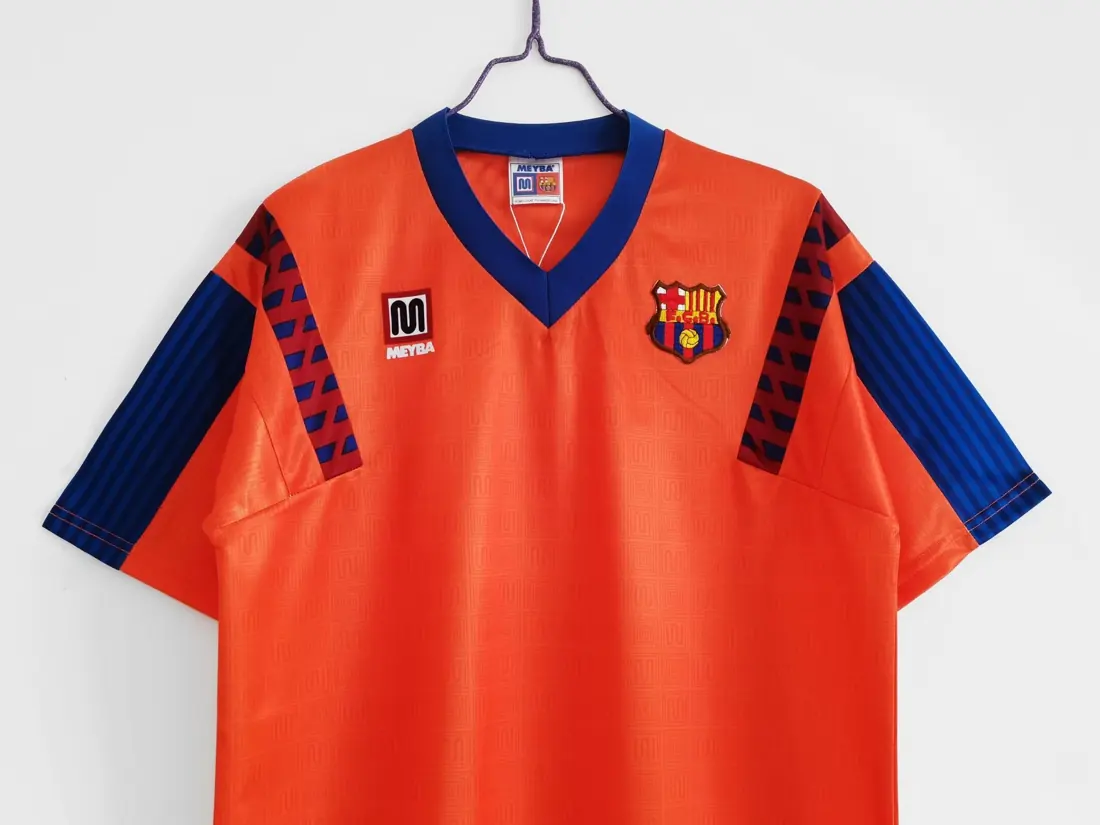 Foto 5 de Temporada 1991/92 Barcelona visitante naranja 8 A