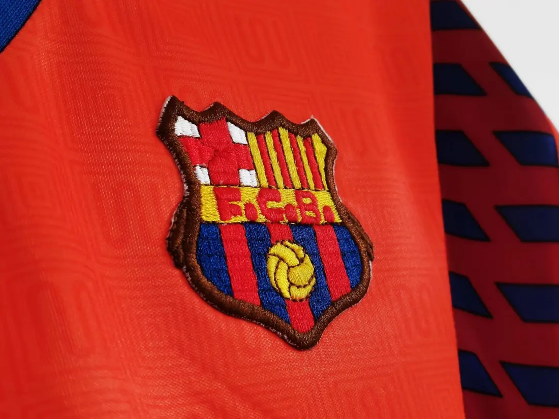 Foto 7 de Temporada 1991/92 Barcelona visitante naranja 8 A