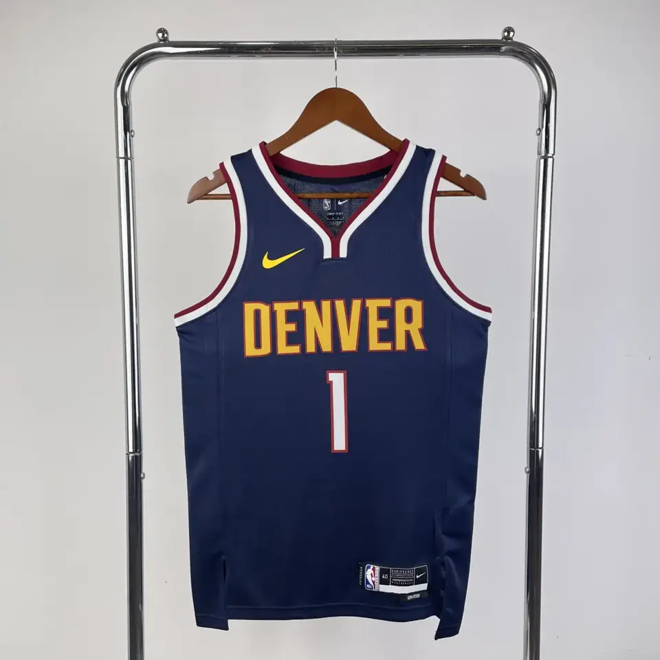 Foto 1 de Temporada 23 Denver Nuggets azul marino n.º 1 Porter Jr.