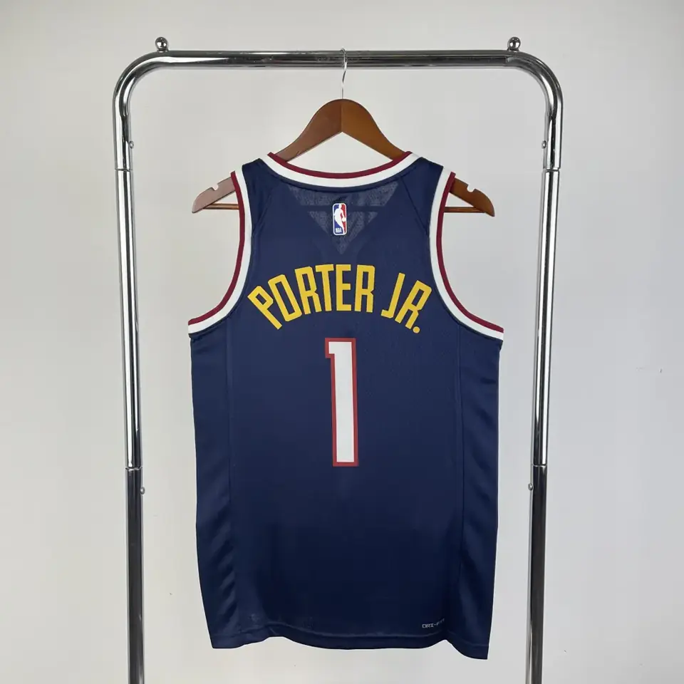 Foto 3 de Temporada 23 Denver Nuggets azul marino n.º 1 Porter Jr.