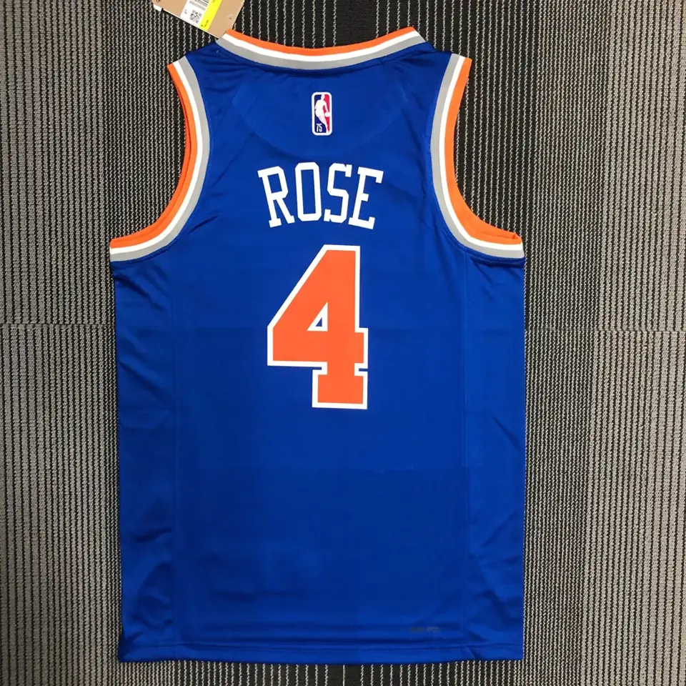 Foto 2 de 75 aniversario Knicks azul número 4 Rose