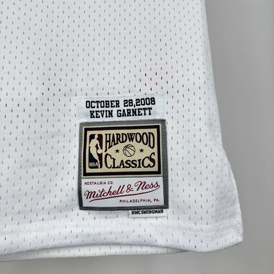 Foto 2 de MN camiseta retro termoimpresa SW: Celtics temporada 08 platino nº 5 Garnett