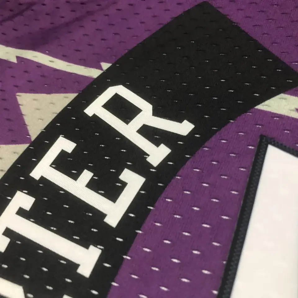 Foto 7 de MN camiseta retro corta de mujer: Raptors morado nº 15 Vince Carter