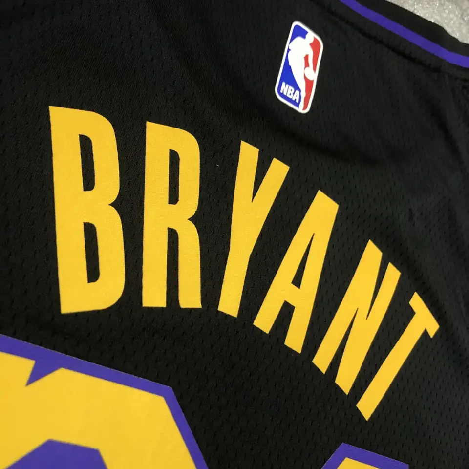 Foto 6 de Lakers cuello redondo Noche Latina negro n.º 24 Kobe