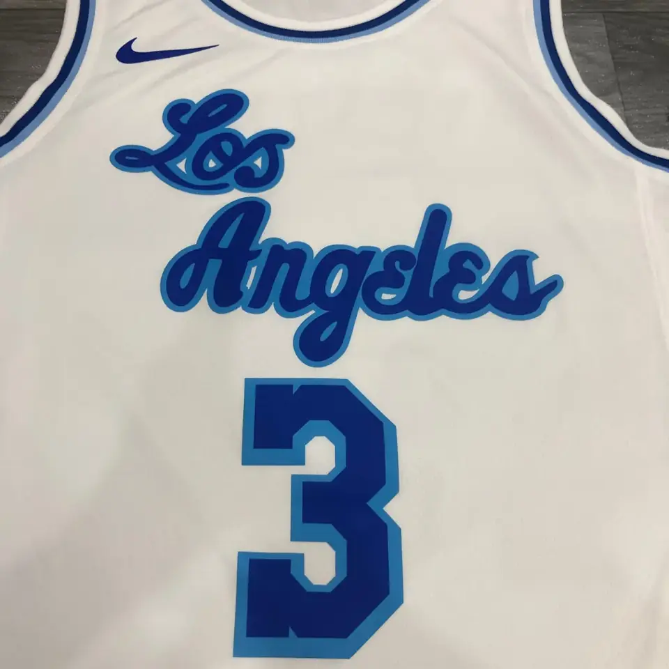 Foto 7 de Los Angeles Lakers Noche Latina retro blanco nº 3 Davis