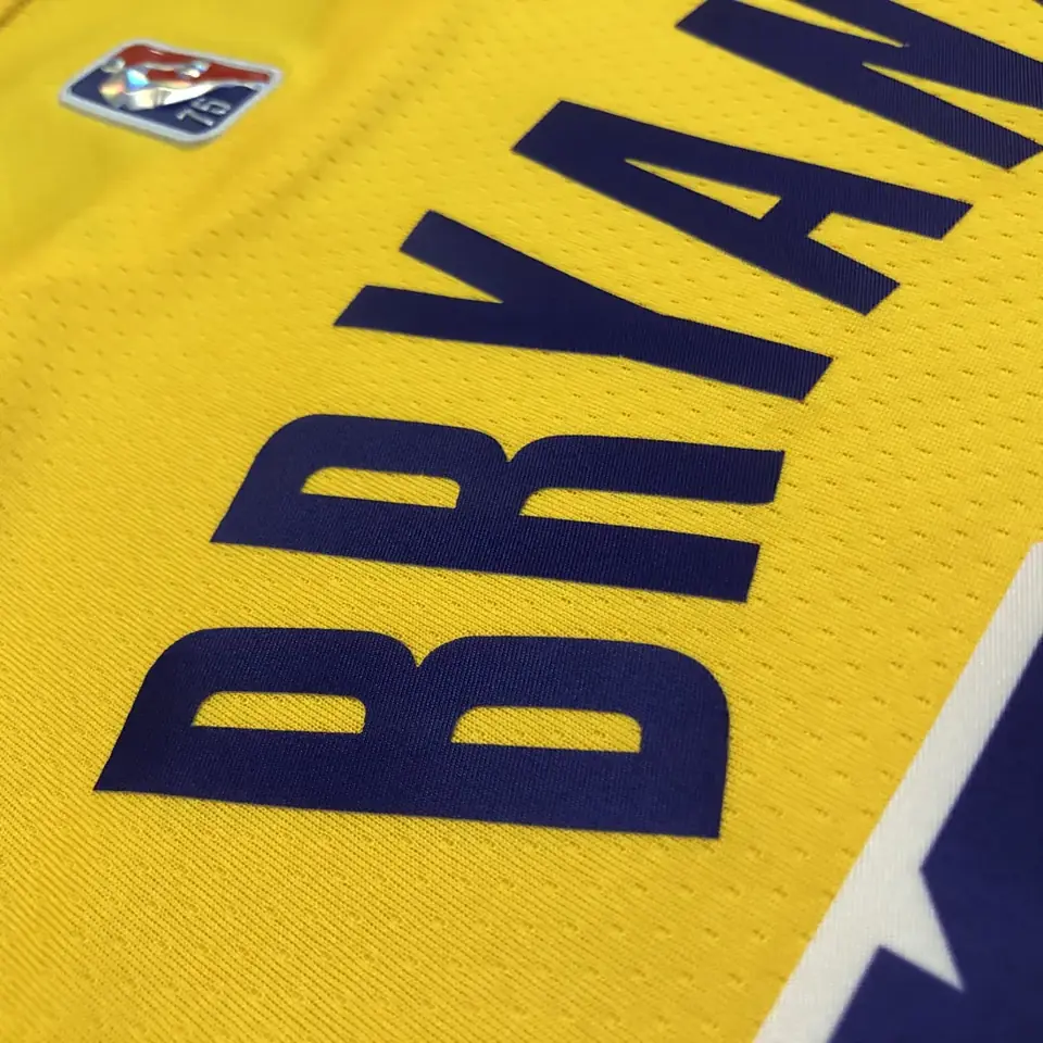 Foto 6 de 75º aniversario Lakers de Los Ángeles amarillo número 24 Kobe Bryant