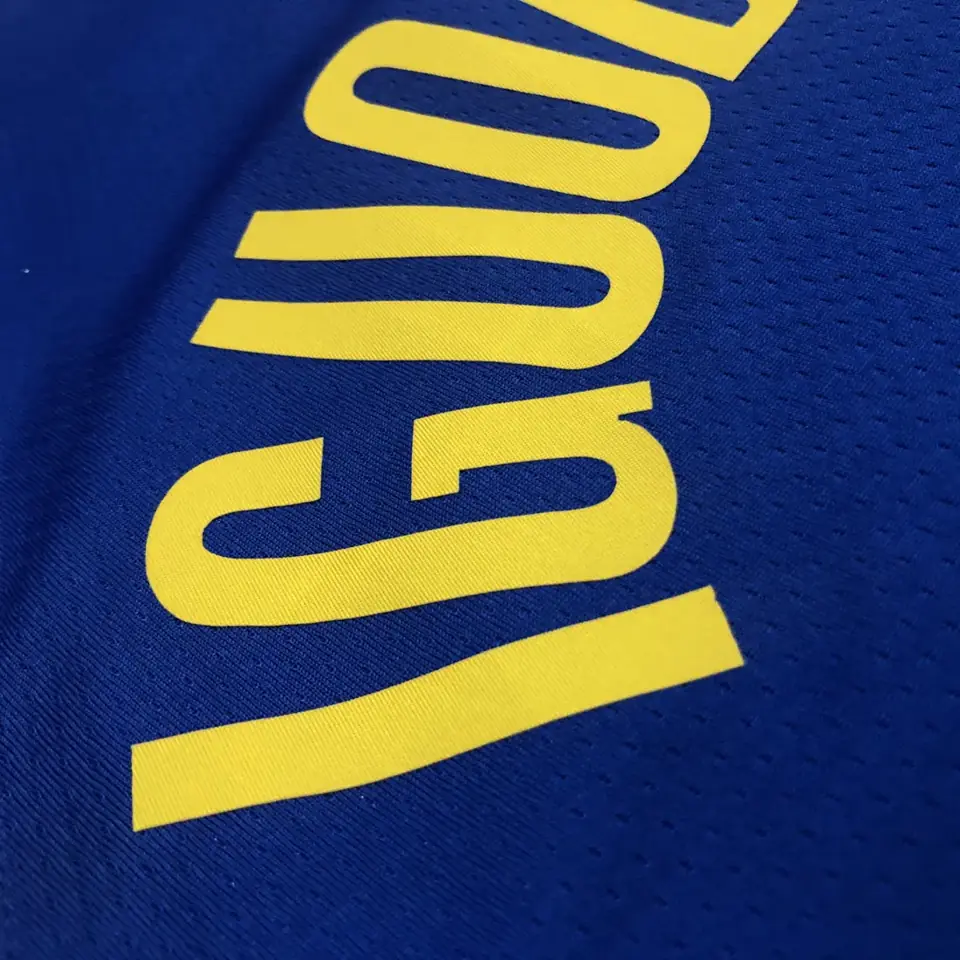 Foto 5 de 75 aniversario Warriors cuello en V azul número 9 Iguodala