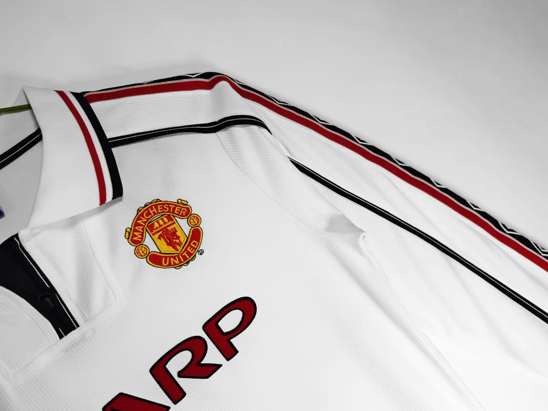 Foto 6 de Manga larga: temporada 1998/99 Manchester United blanco 3B