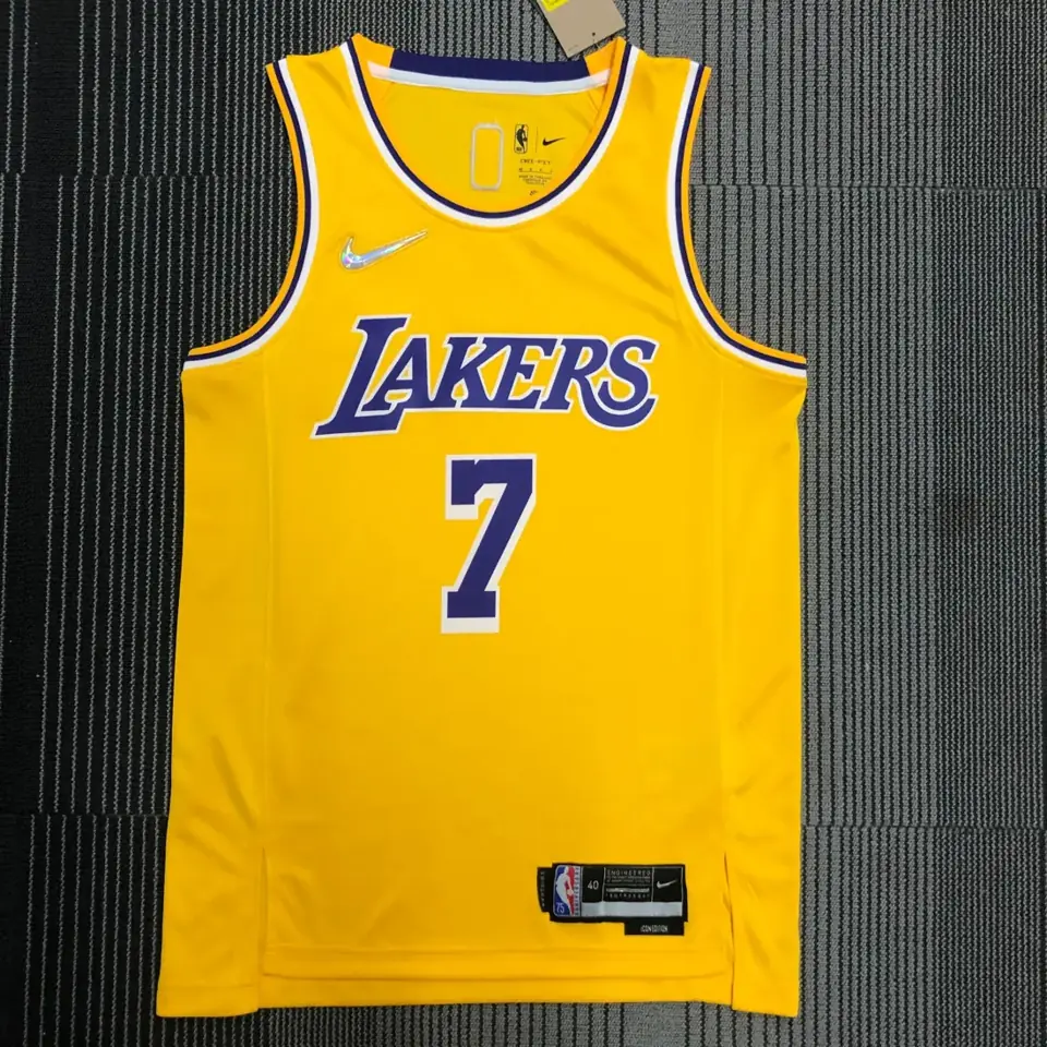 Foto 1 de 75º aniversario Lakers de Los Ángeles amarillo número 7 Carmelo Anthony