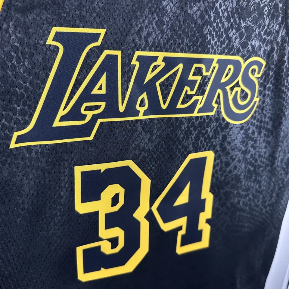 Foto 3 de Lakers estampado de serpiente #34 O'Neal