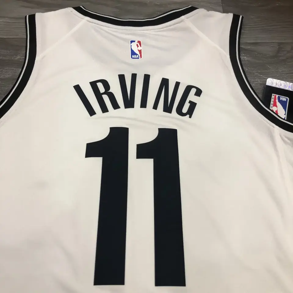 Foto 5 de Brooklyn Nets blanco cuello en V nº 11 Kyrie Irving