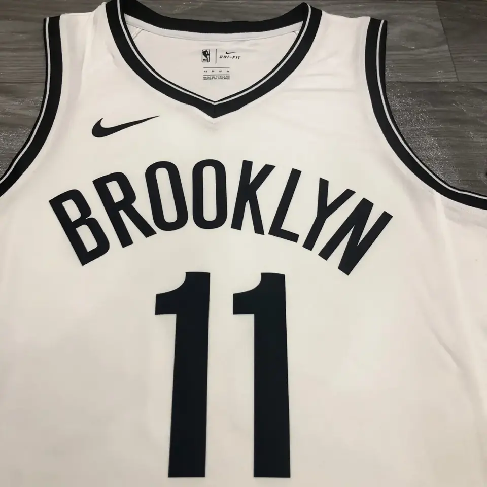 Foto 8 de Brooklyn Nets blanco cuello en V nº 11 Kyrie Irving