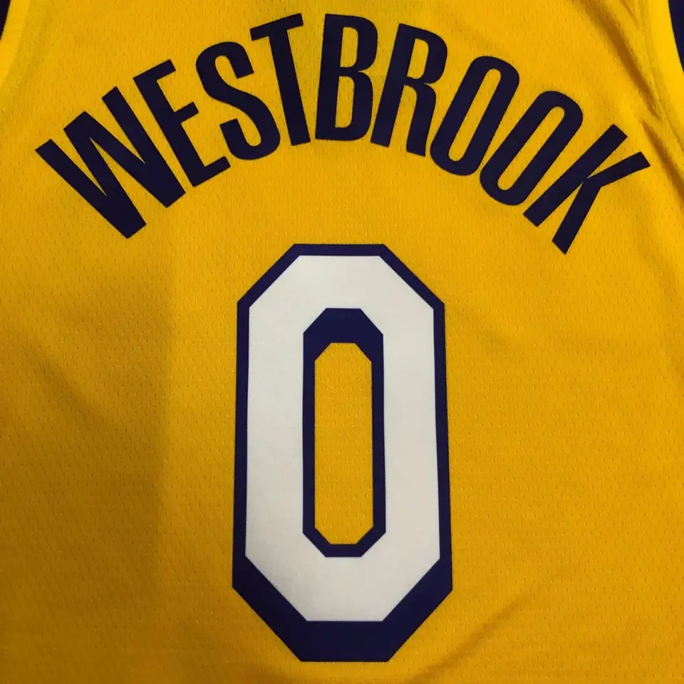 Foto 8 de Lakers cuello en V versión leyendas (con estrellas) #0 Westbrook