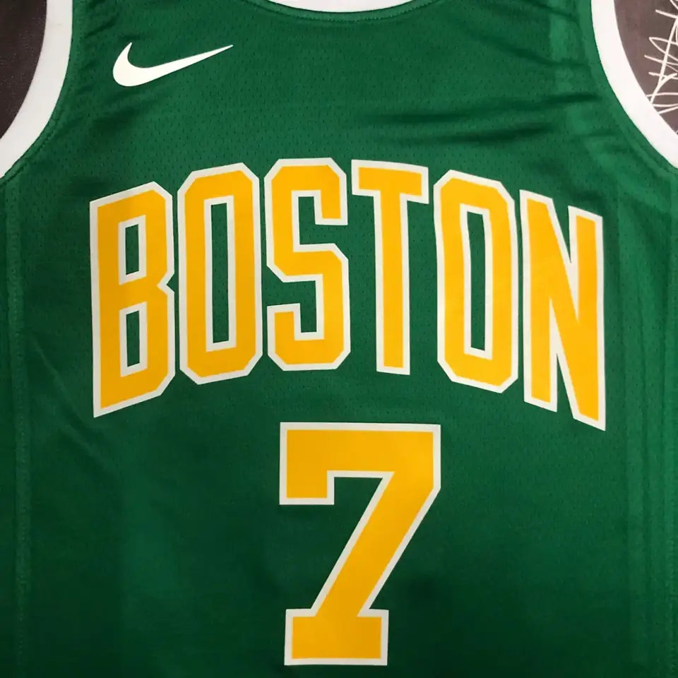 Foto 7 de Celtics verde y dorado número 7 Brown