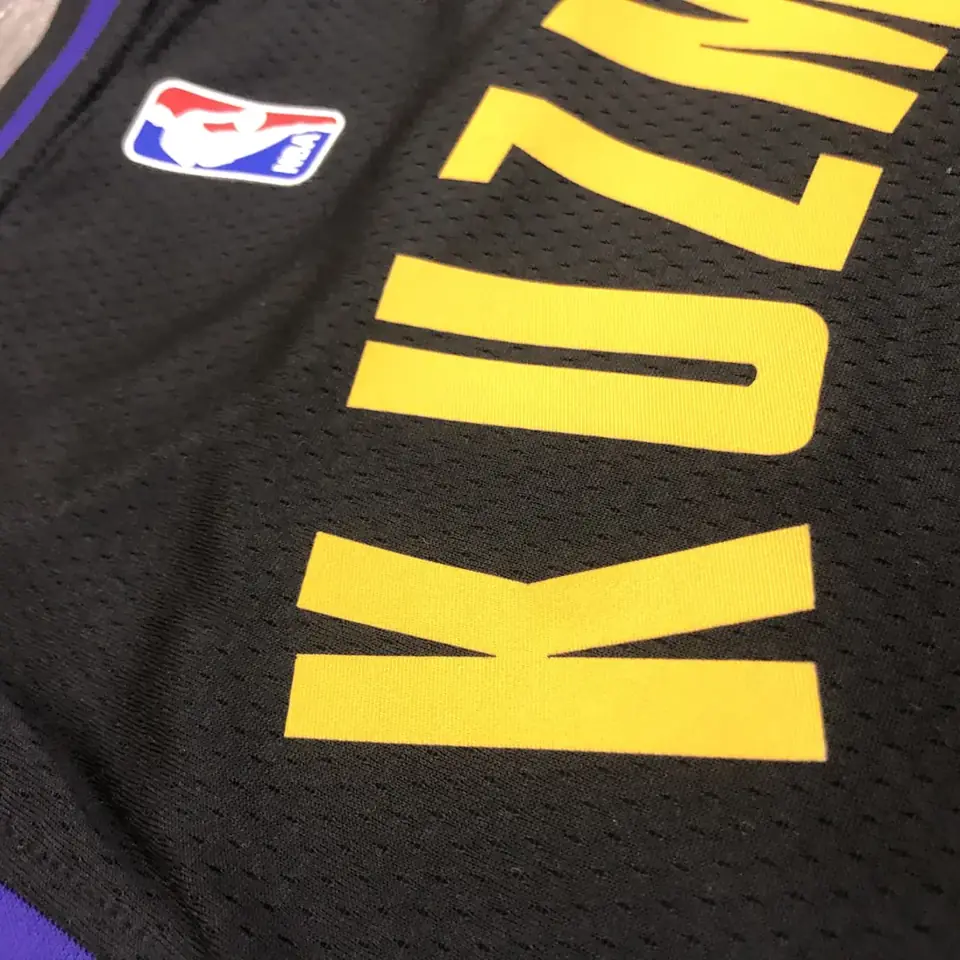 Foto 7 de Lakers cuello redondo Noche Latina negro n.º 0 Kuzma