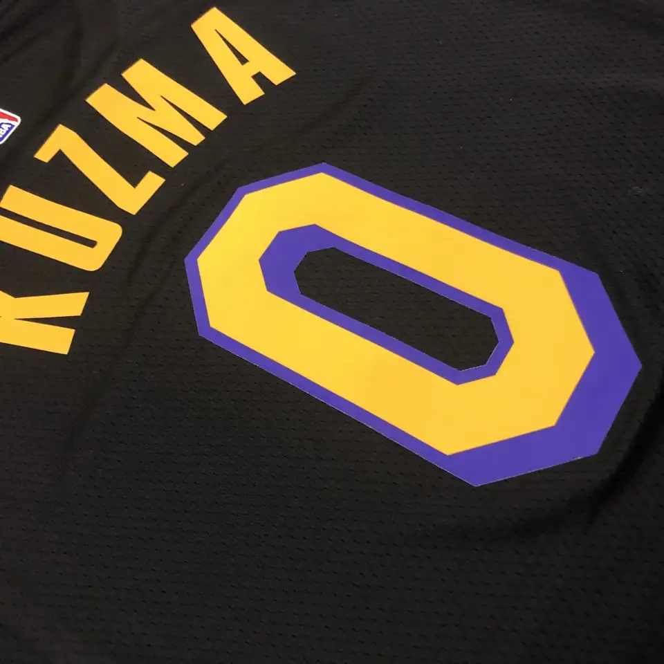 Foto 8 de Lakers cuello redondo Noche Latina negro n.º 0 Kuzma