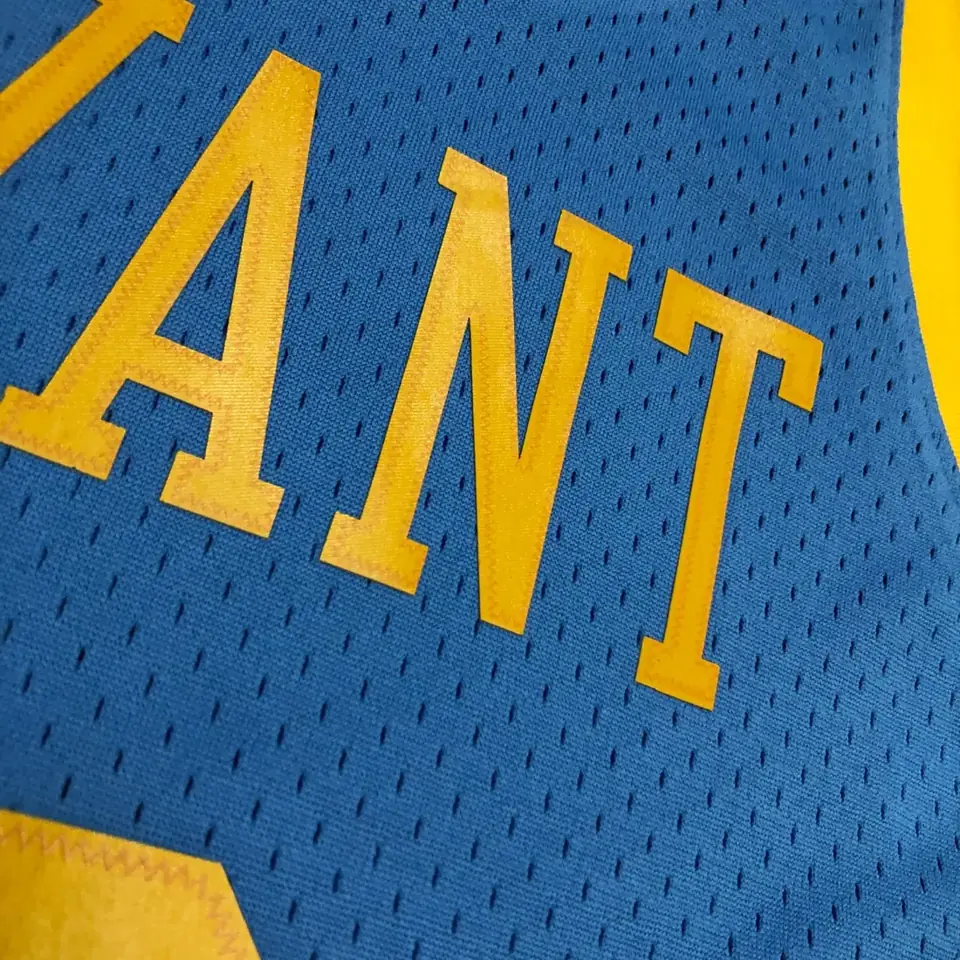 Foto 4 de MN camiseta retro termotransferida: SW Lakers temporada 02 azul nº8 Bryant