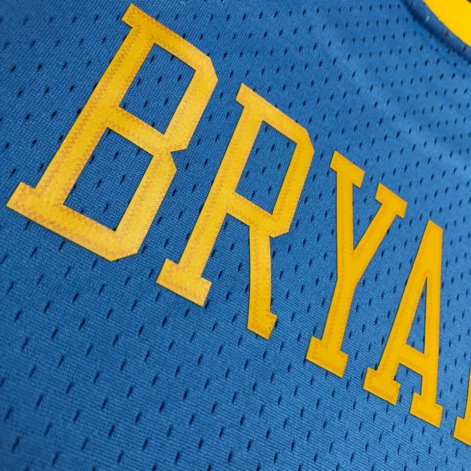 Foto 5 de MN camiseta retro termotransferida: SW Lakers temporada 02 azul nº8 Bryant