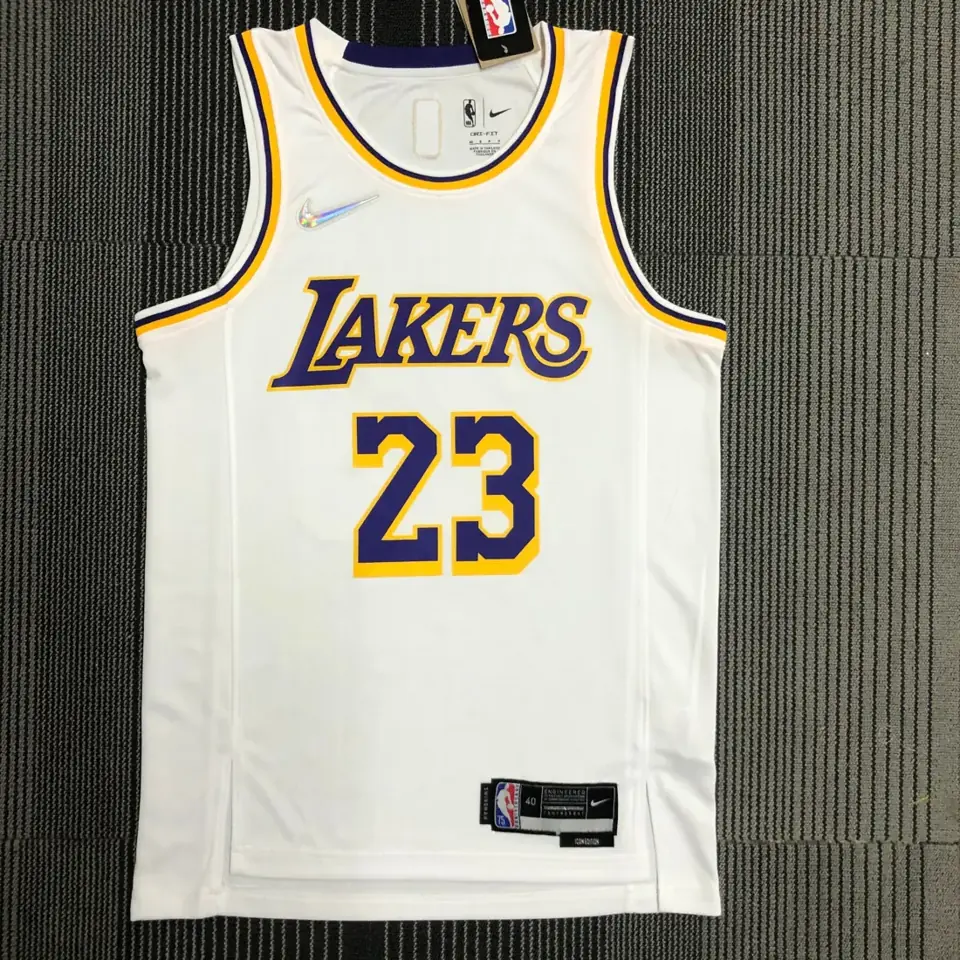 Foto 1 de 75 aniversario Lakers blanco número 23 James