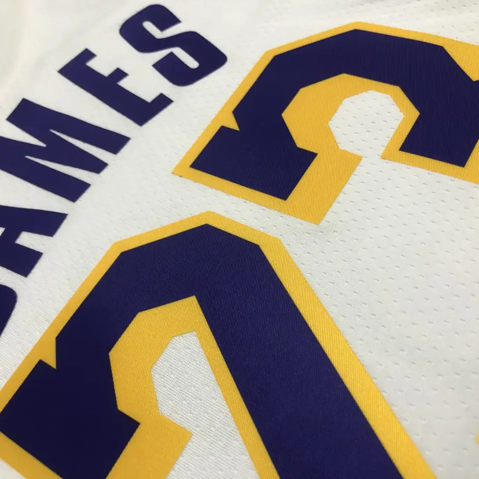 Foto 8 de 75 aniversario Lakers blanco número 23 James