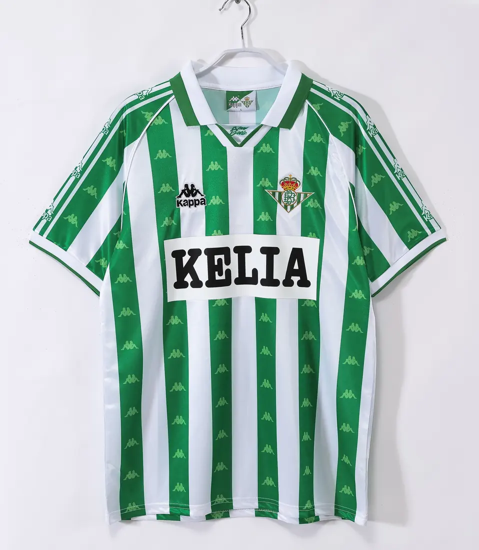 Foto 1 de Temporada 1995/97 Real Betis local (versión con patrocinio en el pecho) 5A