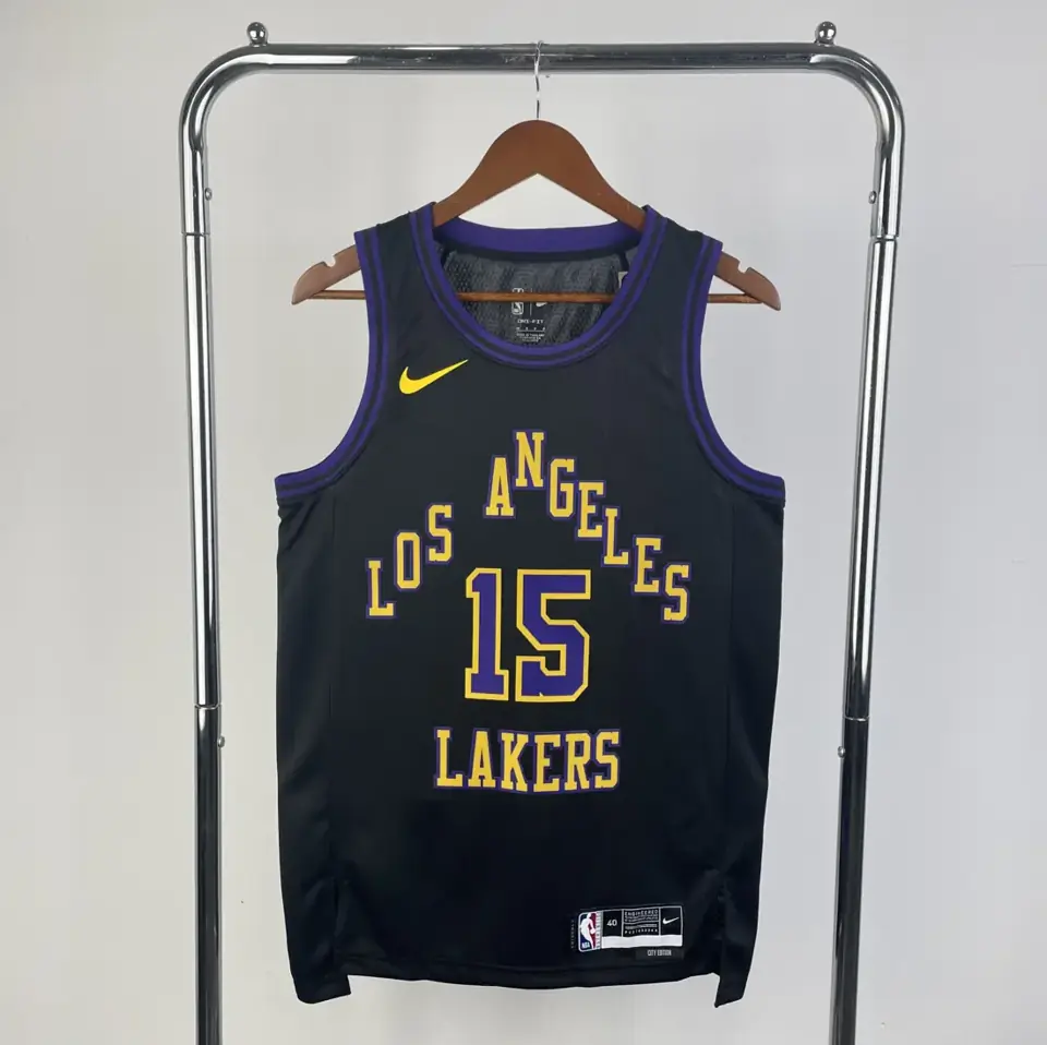 Foto 1 de Camiseta temporada 26 Lakers City Edition número 15 Rivers
