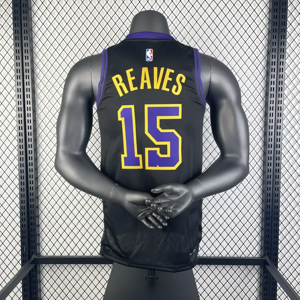 Foto 2 de Camiseta temporada 26 Lakers City Edition número 15 Rivers