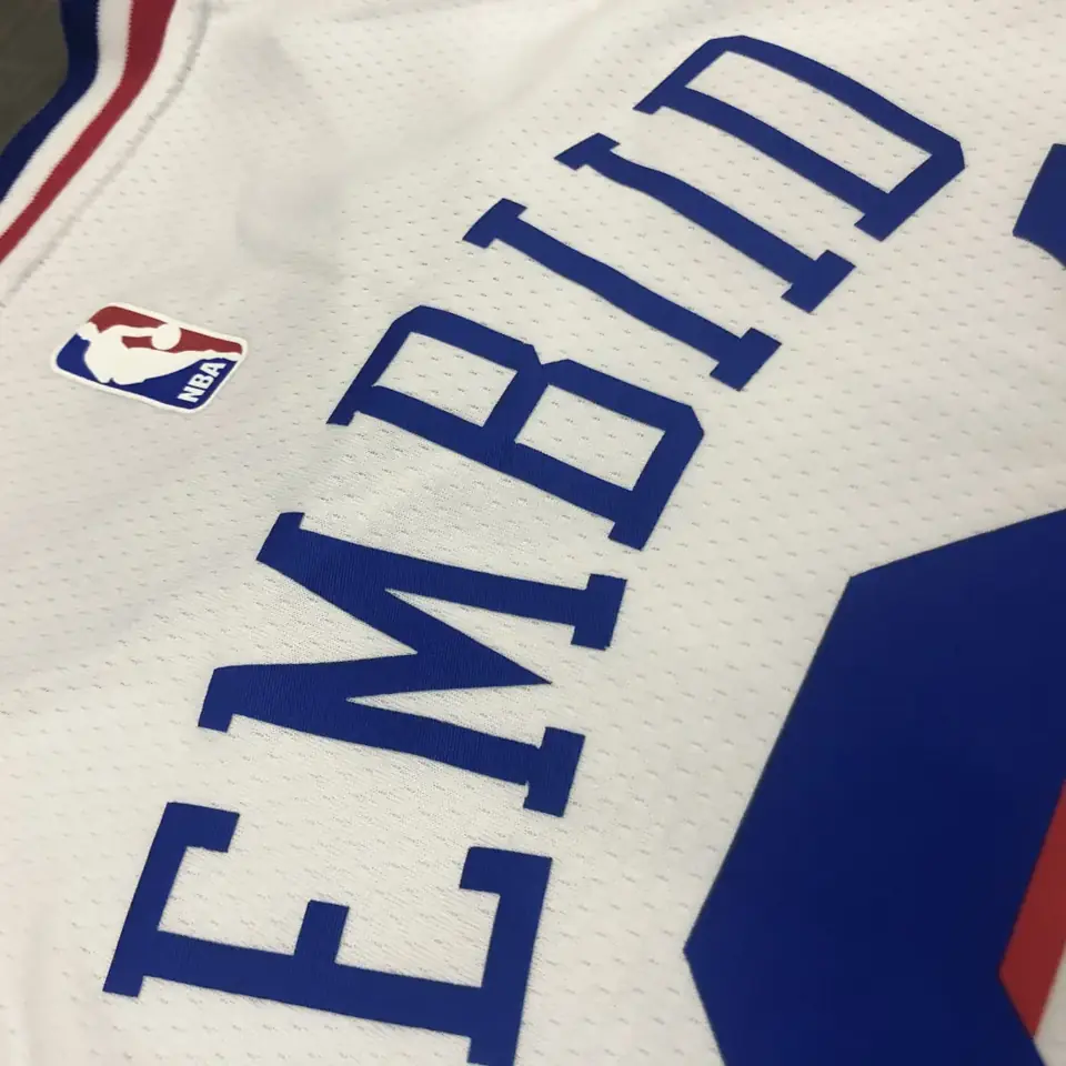 Foto 4 de 76ers cuello en V blanco nº 21 Embiid