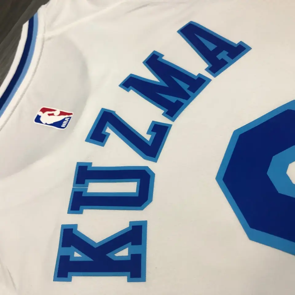 Foto 5 de Los Angeles Lakers Noche Latina retro blanco nº 0 Kuzma
