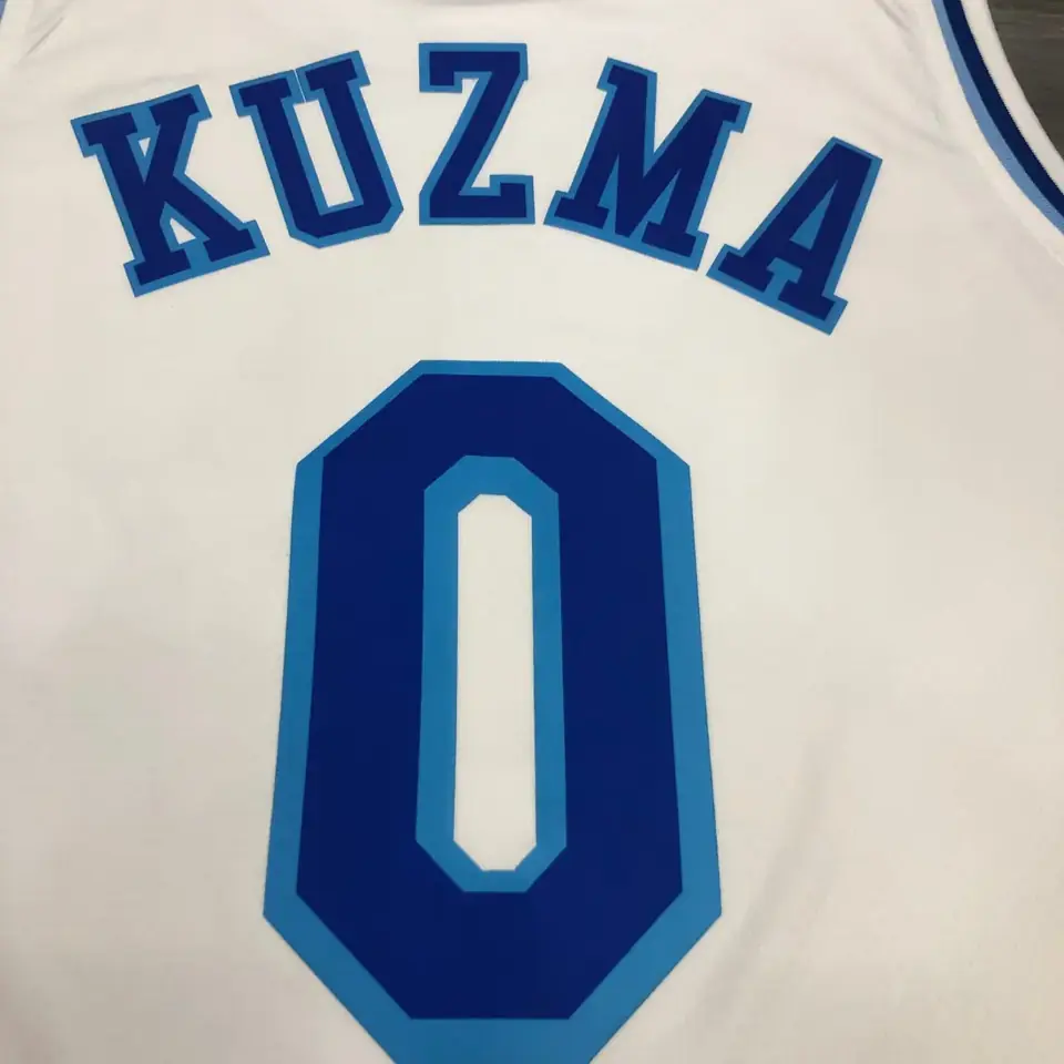 Foto 7 de Los Angeles Lakers Noche Latina retro blanco nº 0 Kuzma