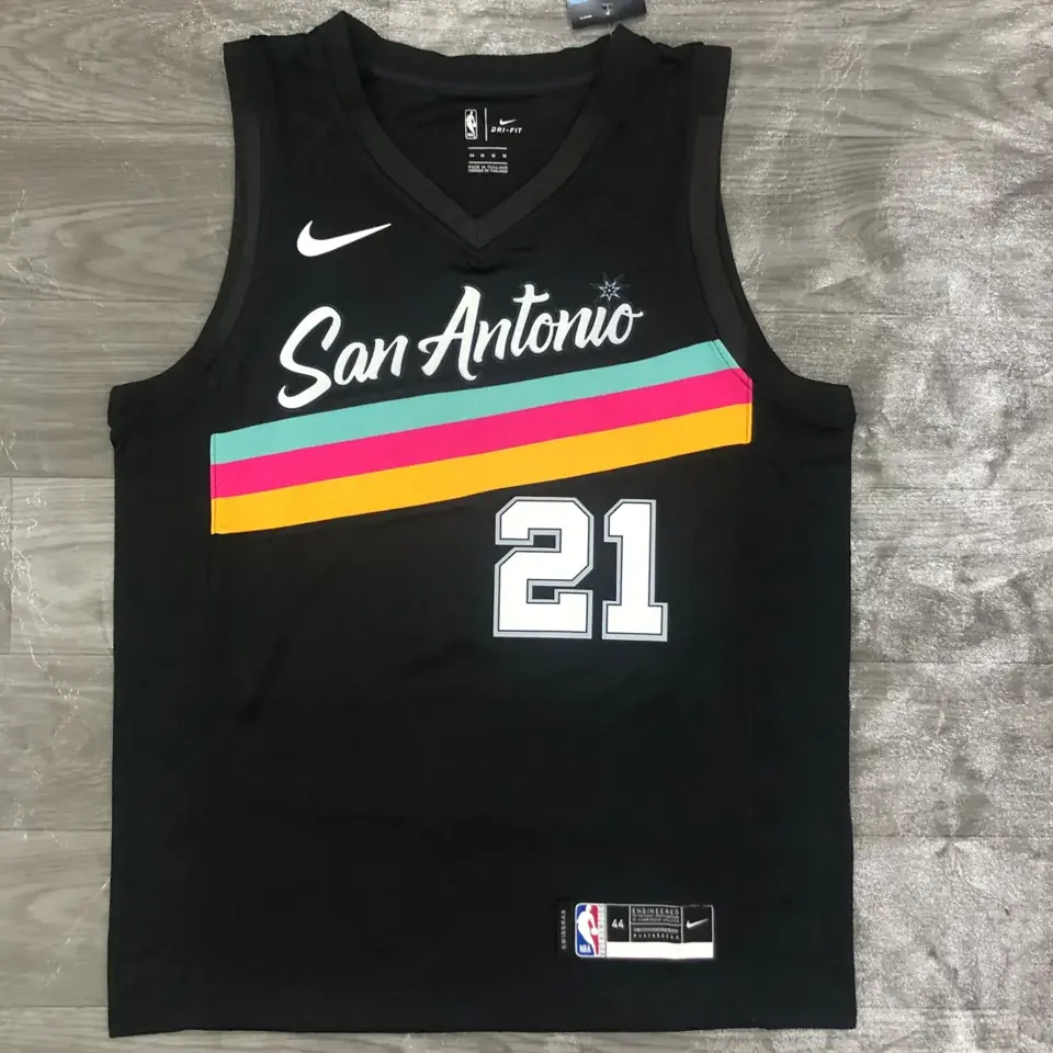 Foto 1 de Temporada 21 San Antonio Spurs City Edition, nº 21 Duncan