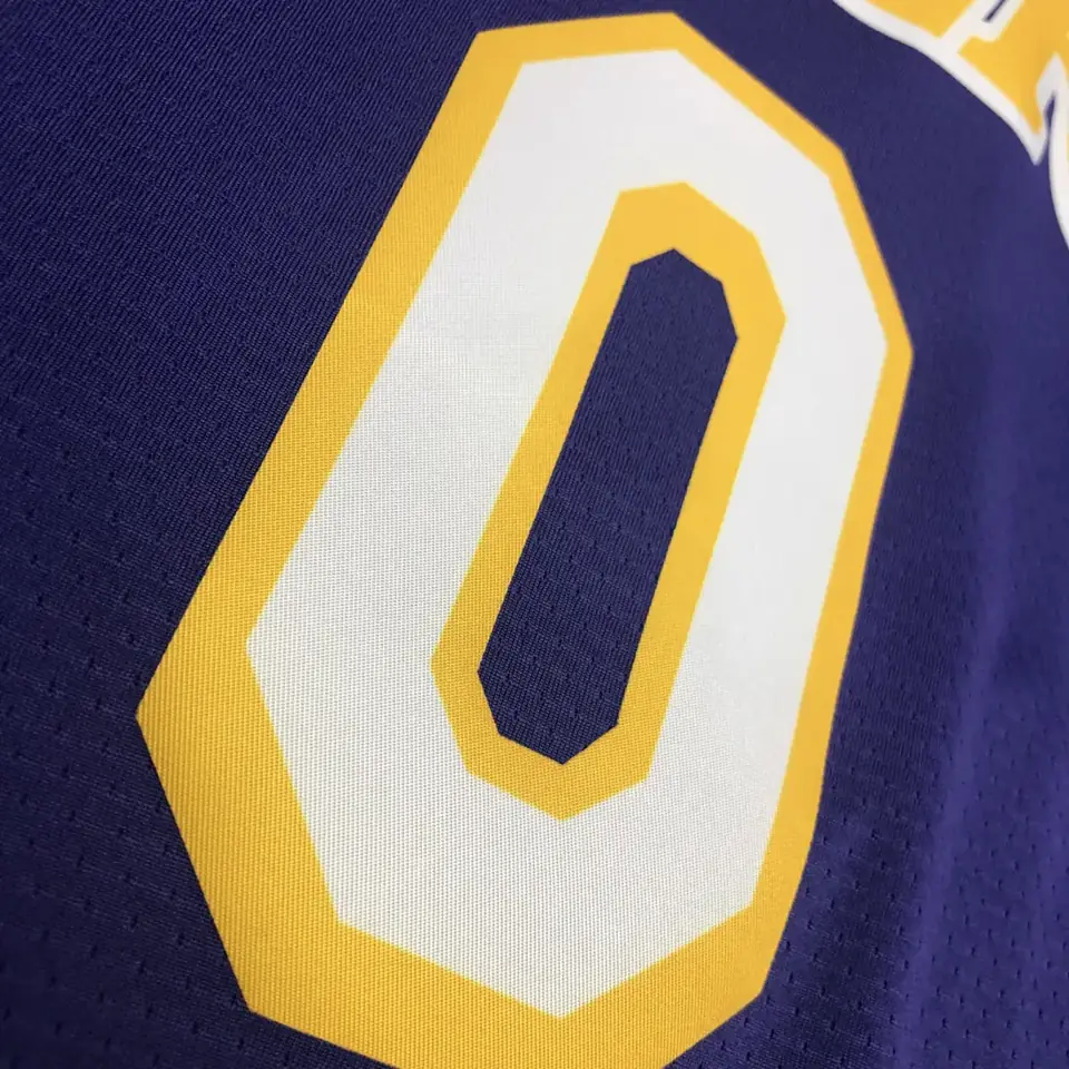 Foto 5 de Los Angeles Lakers morado de cuello en V nº 0 Nick Young