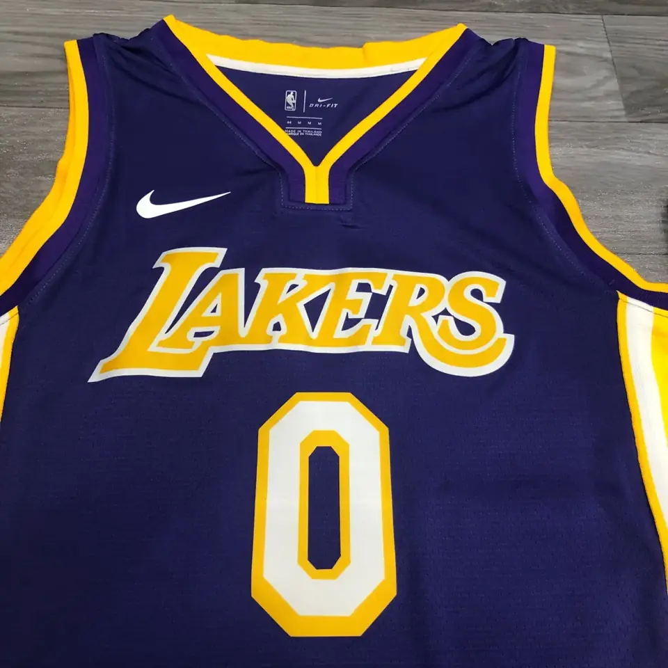 Foto 7 de Los Angeles Lakers morado de cuello en V nº 0 Nick Young