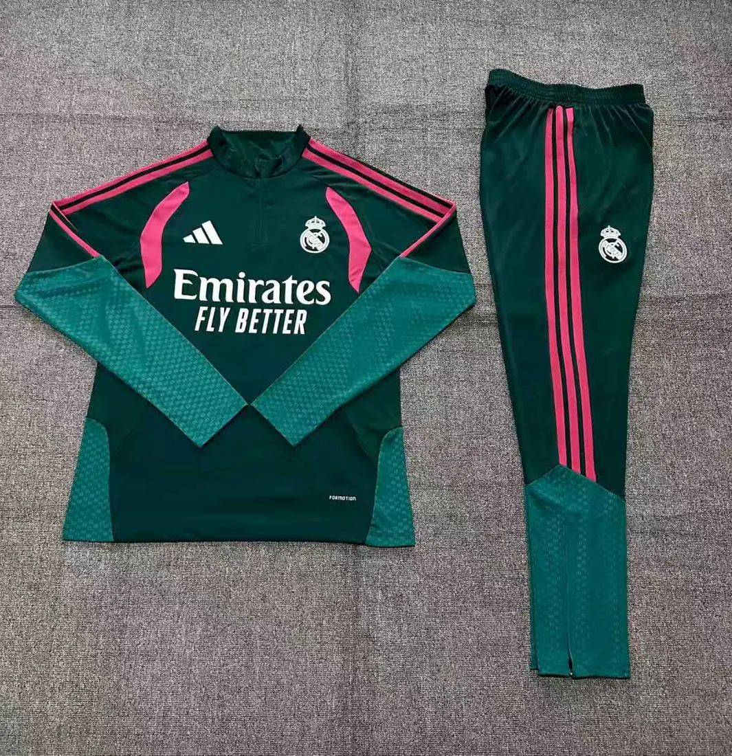 Foto 2 de Niños 26/27 Real Madrid verde oscuro con fucsia