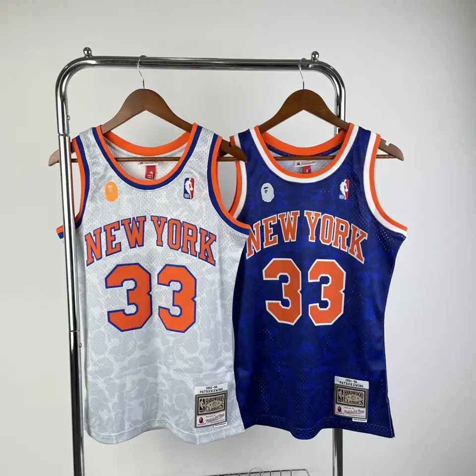 Foto 2 de BAPE×M&N camiseta colaborativa: Knicks blanco Nº 33