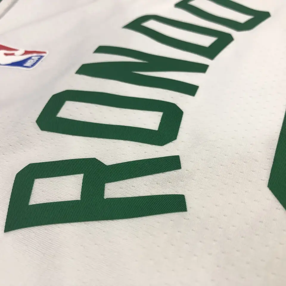 Foto 2 de Boston Celtics blanco retro nº 9 Rondo